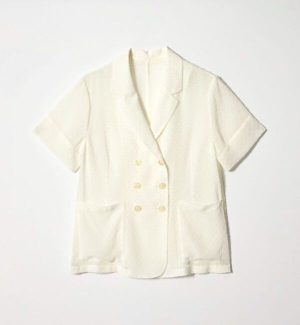 EMMEL REFINES「＜EMMEL REFINES＞EM カットGGT シアー ジャケット」|テーラードジャケット|