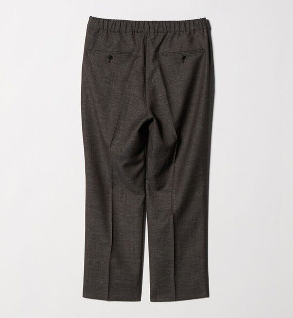 UNITED ARROWS green label relaxing「TW リネン デニムライク 01 ワイド 1プリーツ スラックス セットアップパンツ」|スラックス|