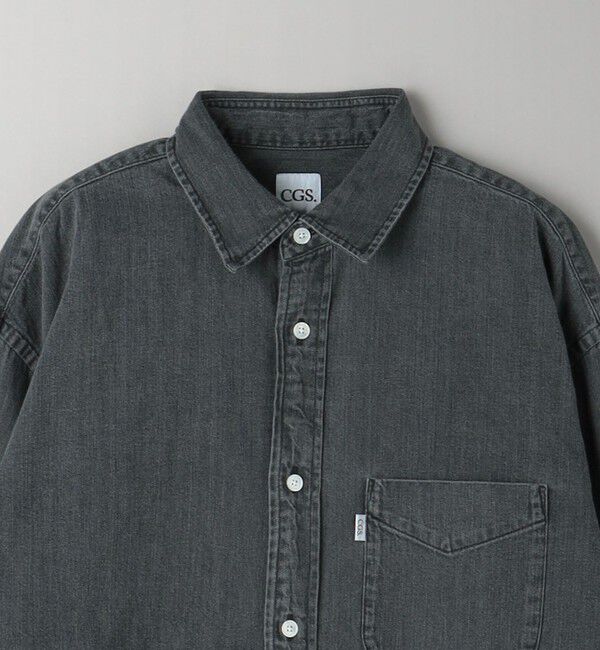 California General Store「＜CGS.＞オーガニック コットン デニム A.N レギュラーカラー シャツ」|シャツ・ブラウス|