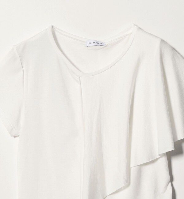 ATTISESSION「＜ATTISESSION＞レイヤード ラップ Tシャツ」|Tシャツ・カットソー|