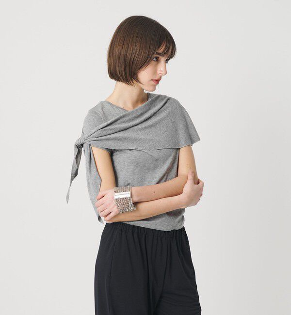 ATTISESSION「＜ATTISESSION＞レイヤード ラップ Tシャツ」|Tシャツ・カットソー|