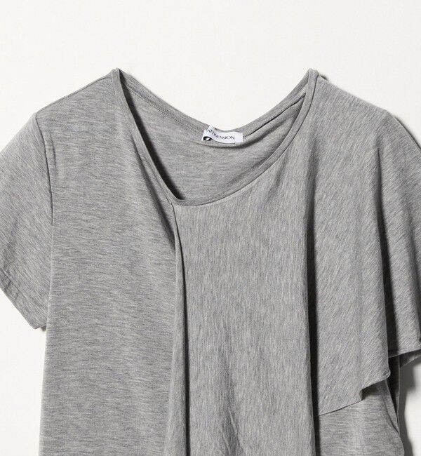 ATTISESSION「＜ATTISESSION＞レイヤード ラップ Tシャツ」|Tシャツ・カットソー|