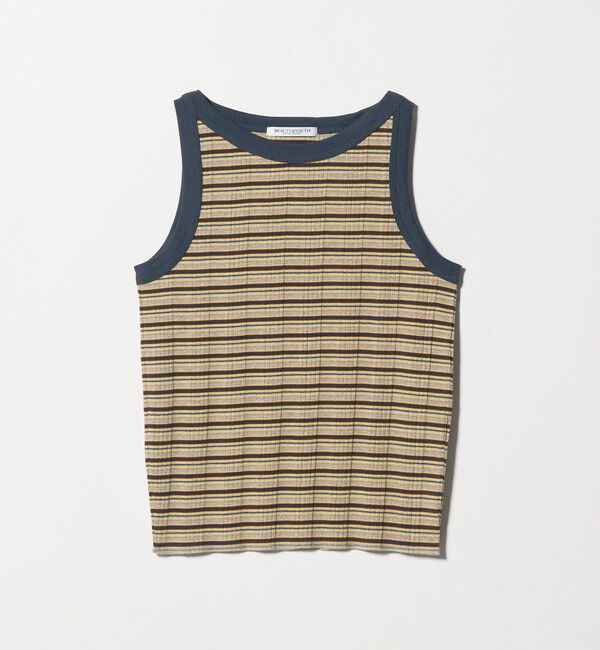BEAUTY&YOUTH UNITED ARROWS「マルチボーダー タンクトップ」|タンクトップ|MD.GRAY