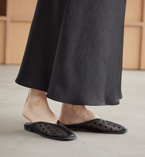 BEAUTY&YOUTH UNITED ARROWS「チュール スライダー サンダル」|サンダル|