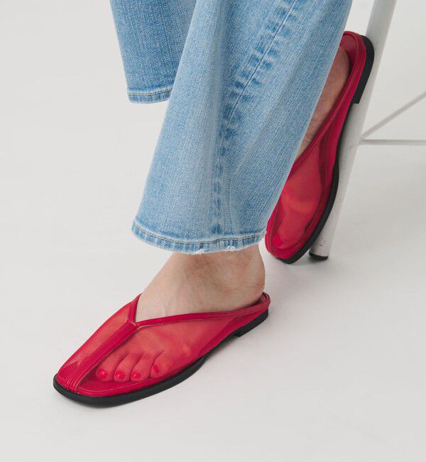 BEAUTY&YOUTH UNITED ARROWS「チュール スライダー サンダル」|サンダル|