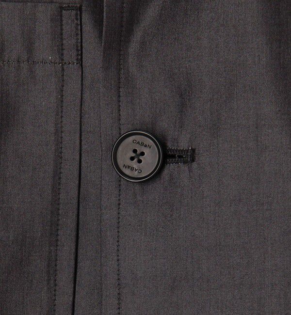 CABaN「コットンシャンブレー ベルテッドダブルブレストジャケット」|テーラードジャケット|