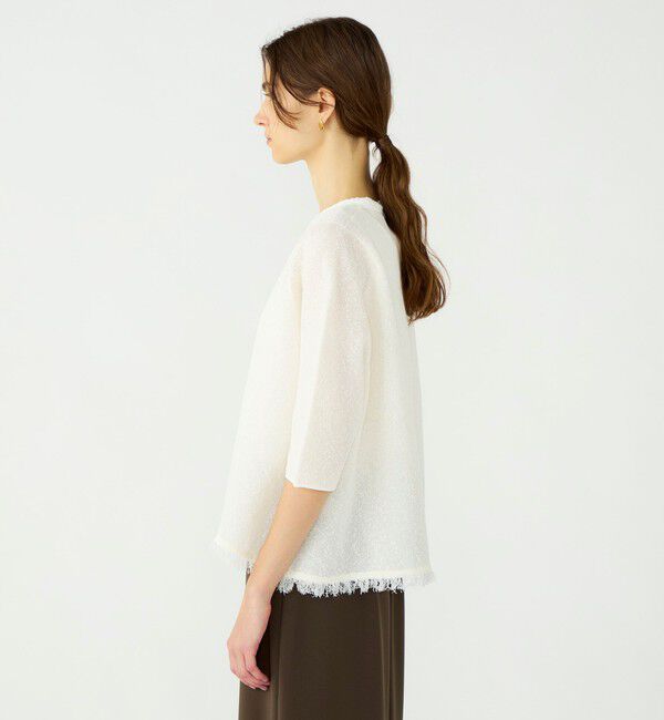 Ballsey「ダブルフェイスノット ワイドプルオーバー」|ニット・セーター|