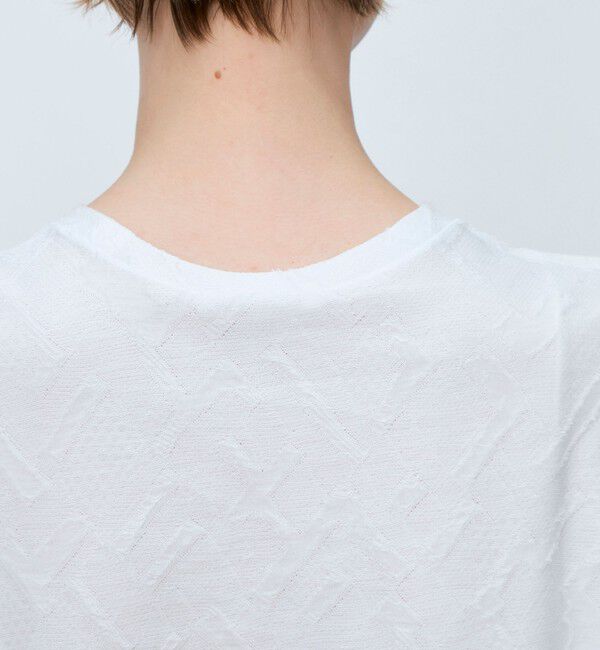 TOMORROWLAND collection「ジオメトリックカットジャージー クルーネックプルオーバー」|Tシャツ・カットソー|