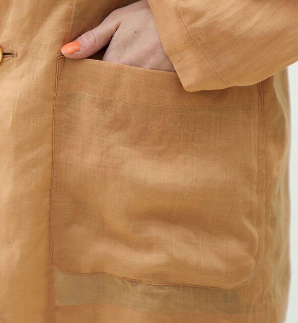 MACPHEE「プレーンラミー シアージャケット」|テーラードジャケット|