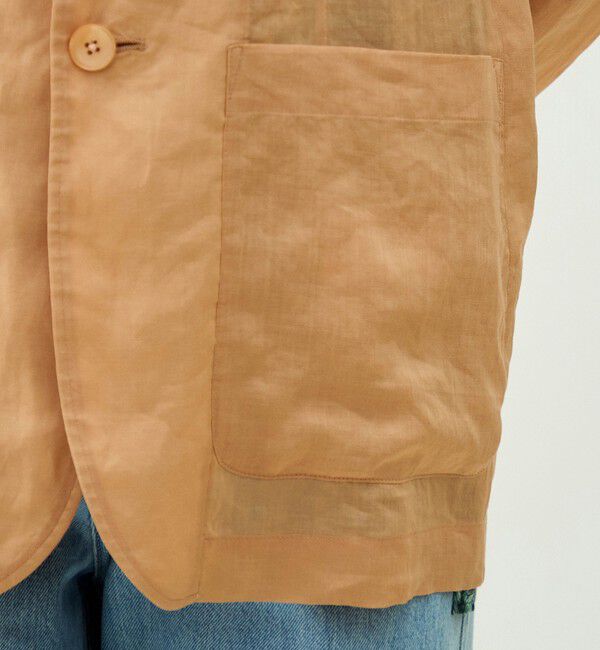 MACPHEE「プレーンラミー シアージャケット」|テーラードジャケット|