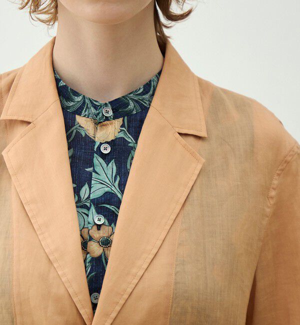 MACPHEE「プレーンラミー シアージャケット」|テーラードジャケット|