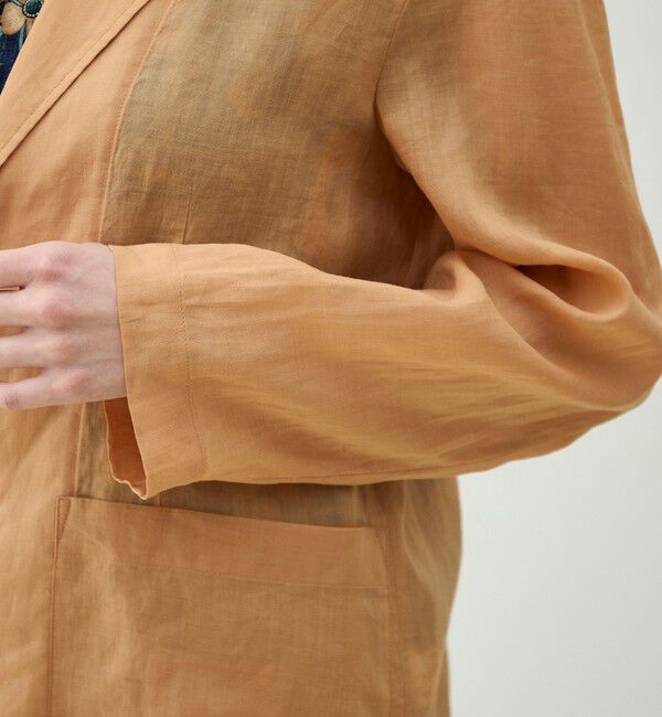 MACPHEE「プレーンラミー シアージャケット」|テーラードジャケット|