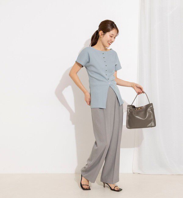 NOLLEY'S「ウォッシャブルラップ風ワイドパンツ」|その他|