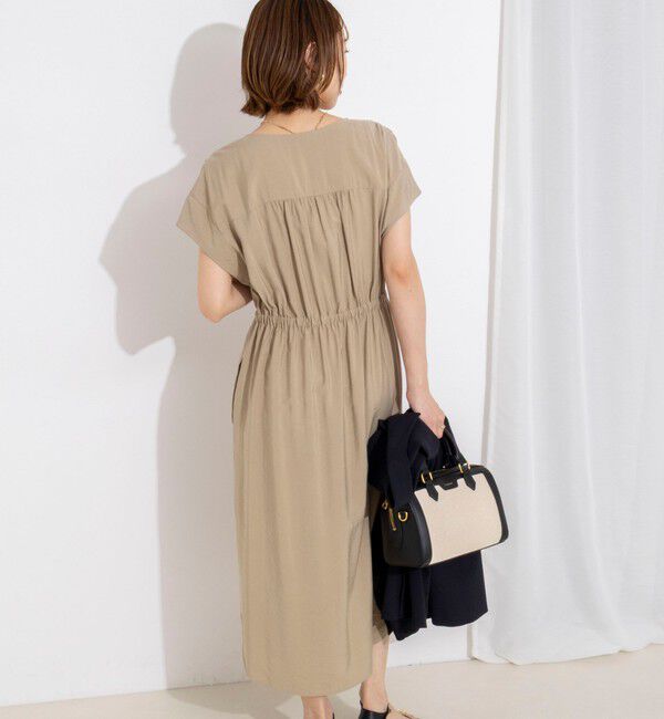 NOLLEY'S「ウォッシャブル前タックワンピース」|ワンピース|