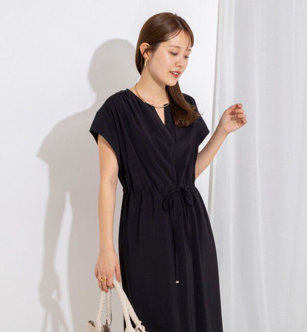 NOLLEY'S「ウォッシャブル前タックワンピース」|ワンピース|