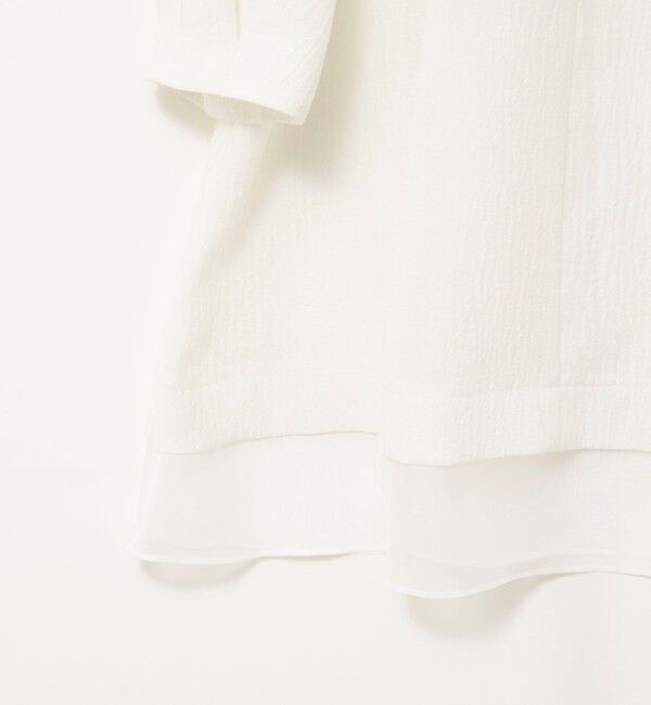 NOLLEY'S sophi「ウォッシャブルポコポコジャガードオーガンジープルオーバー」|シャツ・ブラウス|