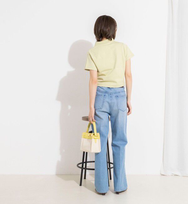 NOLLEY'S「【nolnol/ノルノル】ウォッシャブルスキッパーショートポロTee」|ポロシャツ|