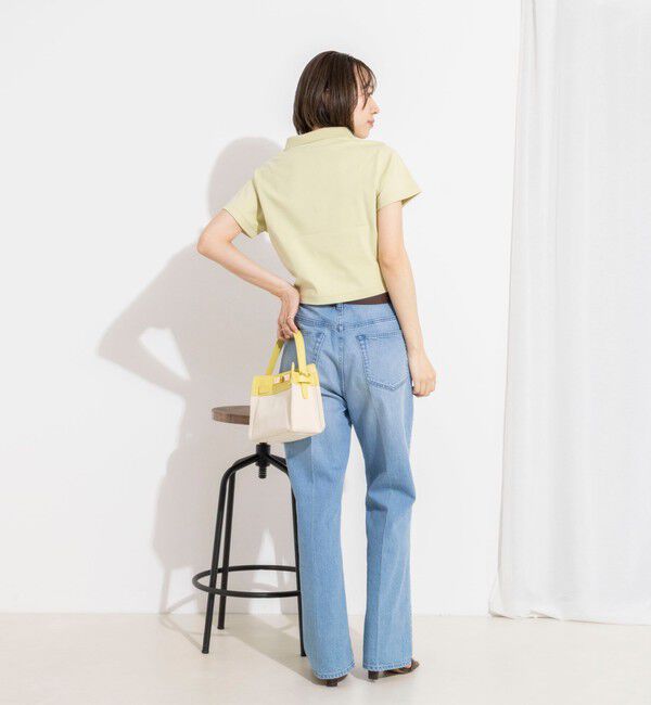 NOLLEY'S「【nolnol/ノルノル】ウォッシャブルスキッパーショートポロTee」|ポロシャツ|