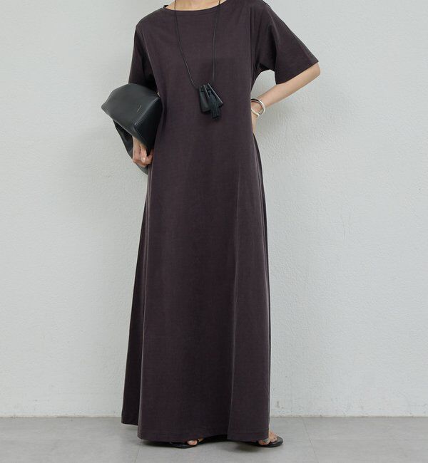  「キュプラジャージードレス」|ワンピース|