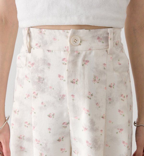  「フラワータックパンツ」|チノ|