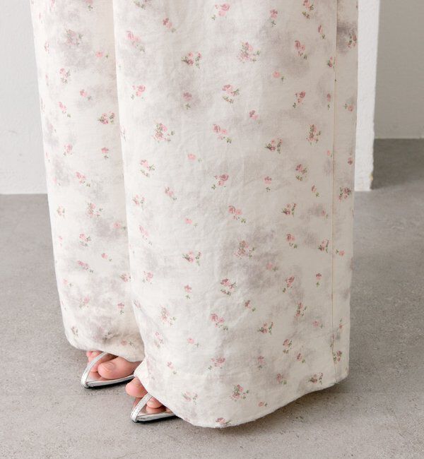  「フラワータックパンツ」|チノ|