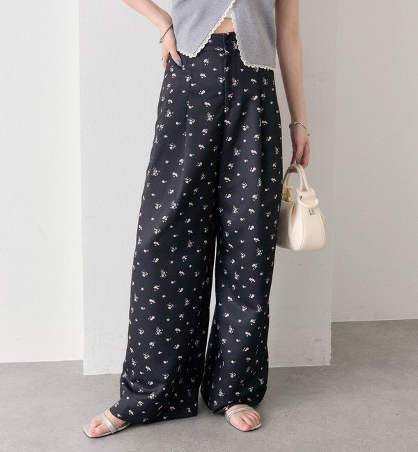  「フラワータックパンツ」|チノ|