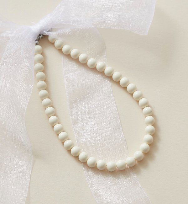  「Lara オーガンジーリボンネックレス」|リング|