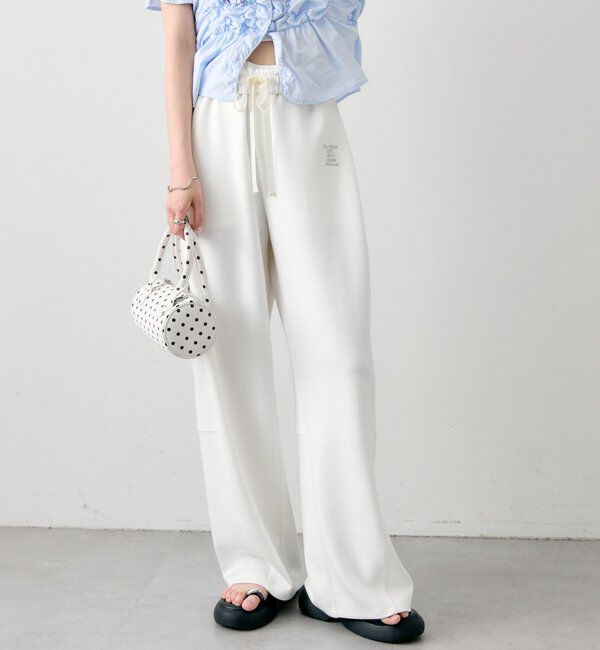  「タックカーブスウェットパンツ」|チノ|