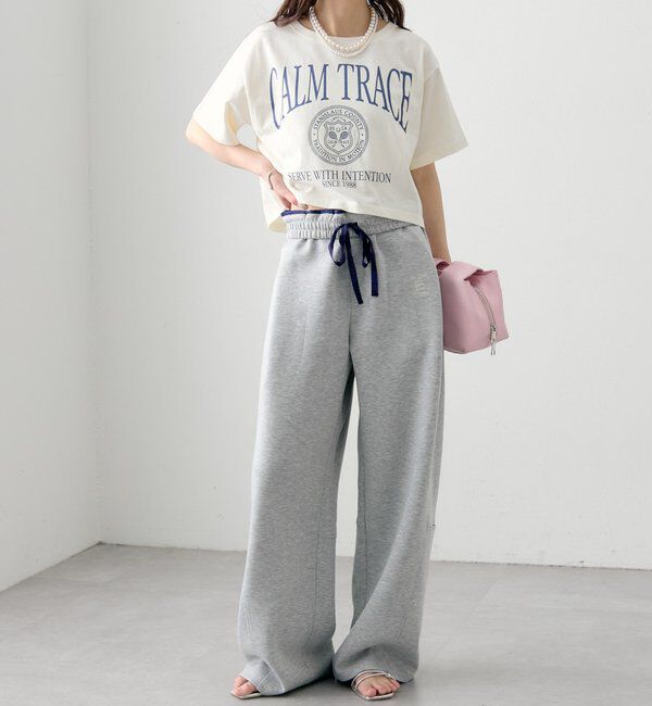  「タックカーブスウェットパンツ」|チノ|