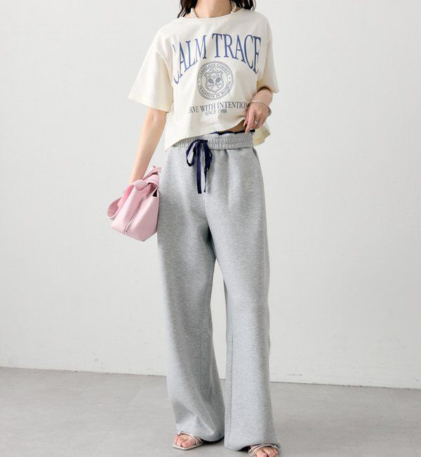  「タックカーブスウェットパンツ」|チノ|