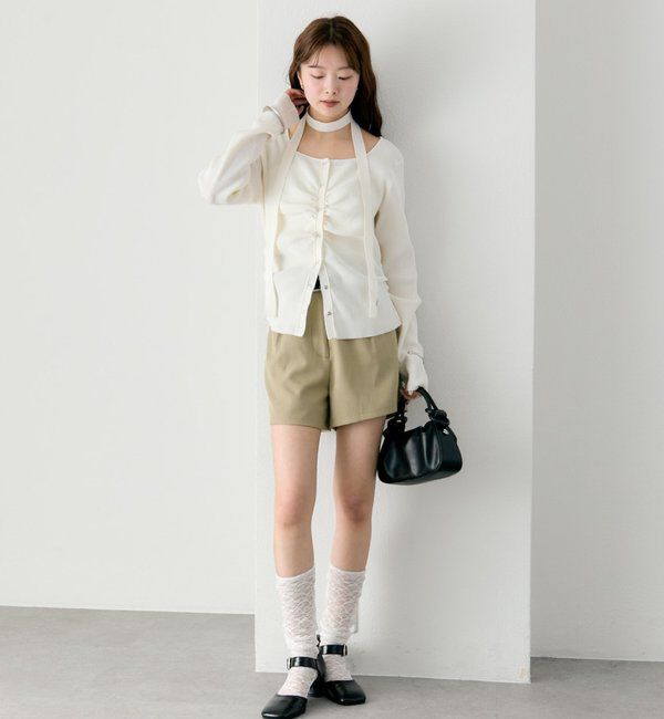  「タックショートパンツ」|チノ|