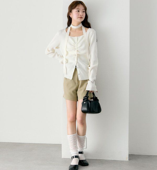  「タックショートパンツ」|チノ|