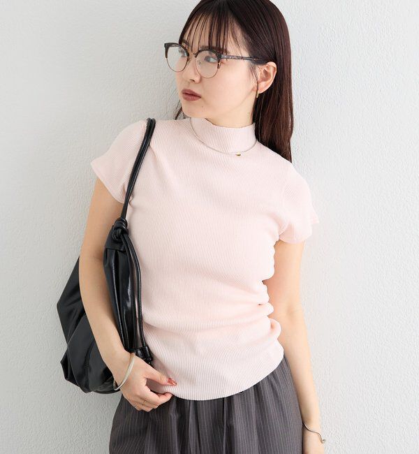  「ハイネックフレンチリブニット」|ニット・セーター|