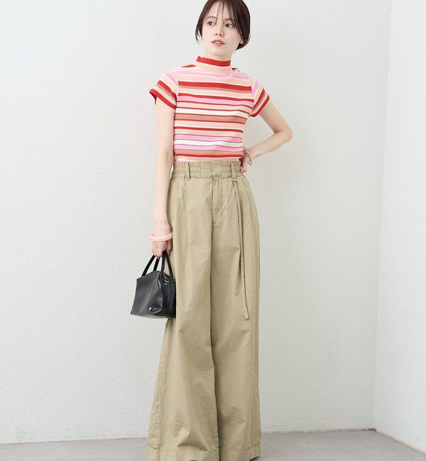  「ハイネックフレンチリブニット」|ニット・セーター|