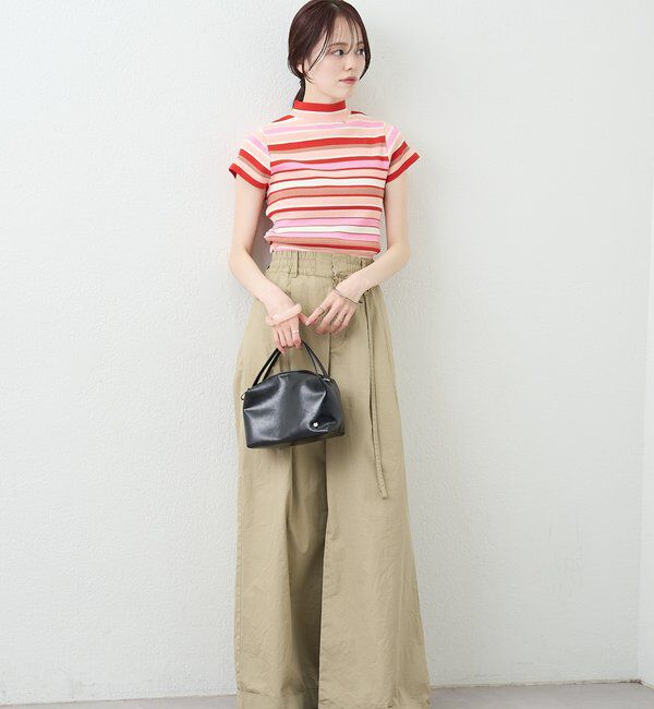  「ハイネックフレンチリブニット」|ニット・セーター|