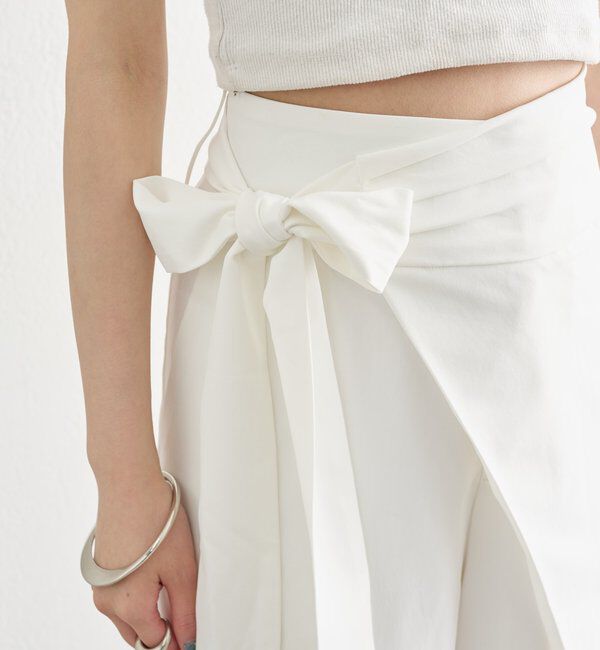  「ラップリボンパンツ」|チノ|