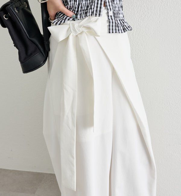  「ラップリボンパンツ」|チノ|
