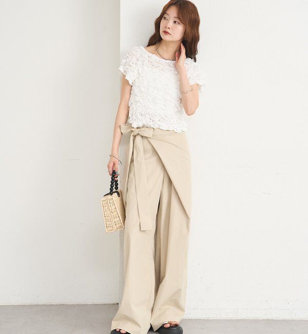  「ラップリボンパンツ」|チノ|