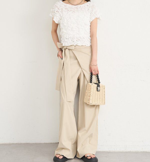  「ラップリボンパンツ」|チノ|