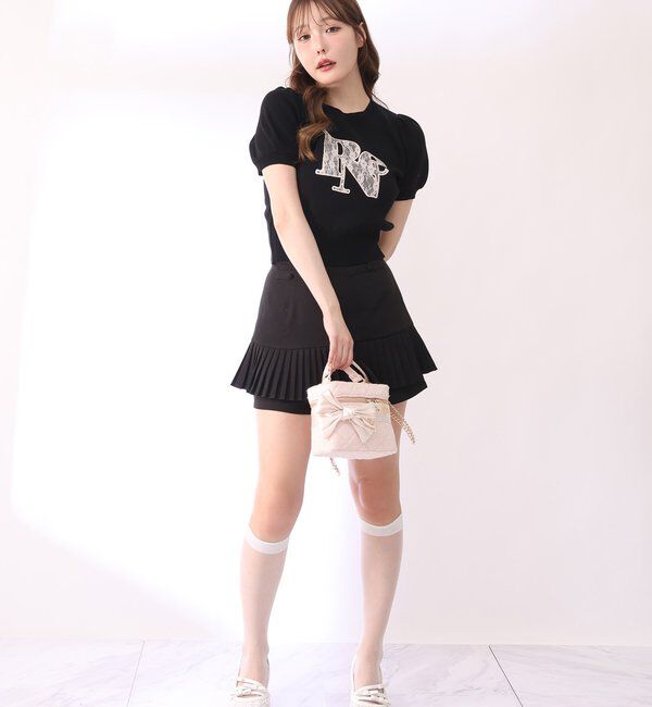  「【SMサイズ展開あり】細プリーツスカパン」|スカート|