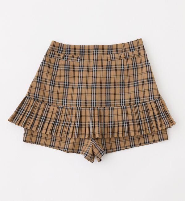  「【SMサイズ展開あり】細プリーツスカパン」|スカート|