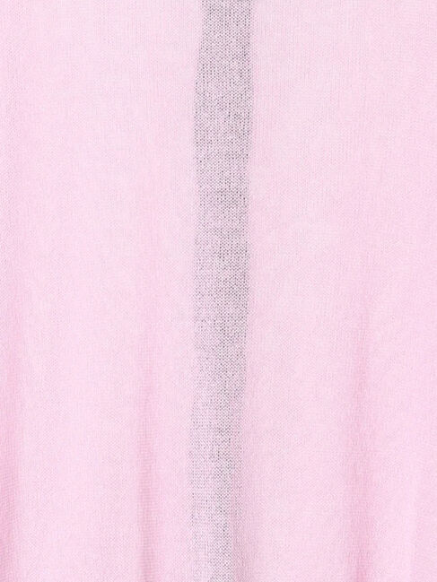 Te chichi TERRASSE「バイカラーシアー5分袖カーディガン」|カーディガン|