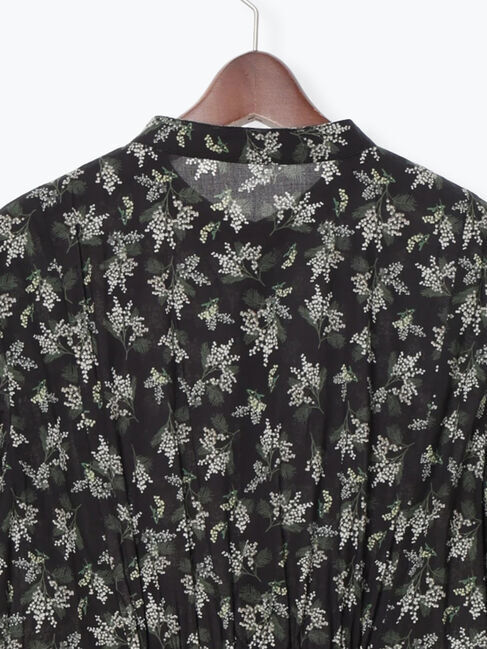 Te chichi「【LIBERTY FABRICS】ウエストタックワンピース」|ワンピース|