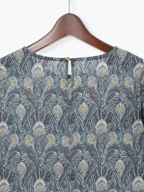Te chichi「【LIBERTY FABRICS】フレアスリーブブラウス」|シャツ・ブラウス|