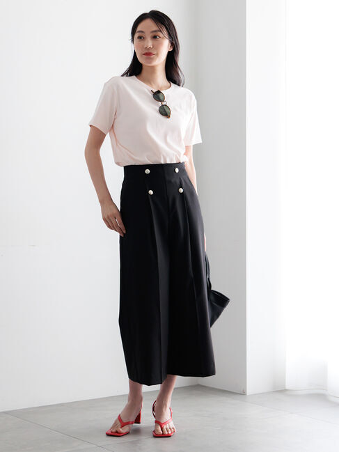 Te chichi「【調温】ミニマルネックTシャツ」|Tシャツ・カットソー|