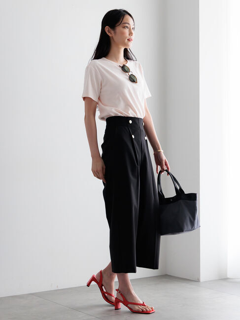 Te chichi「【調温】ミニマルネックTシャツ」|Tシャツ・カットソー|