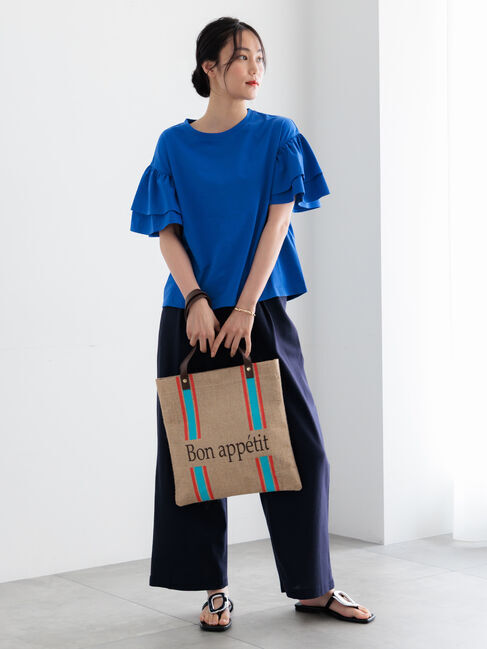 Te chichi「フリルスリーブビッグTシャツ」|Tシャツ・カットソー|