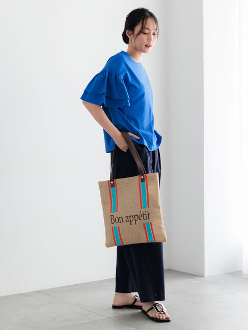 Te chichi「フリルスリーブビッグTシャツ」|Tシャツ・カットソー|