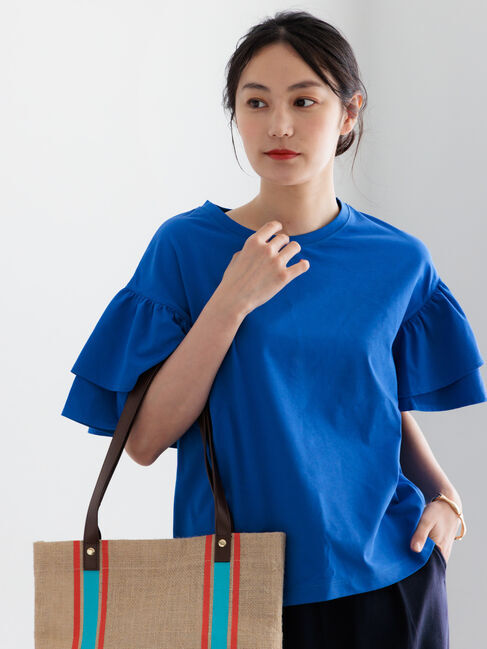 Te chichi「フリルスリーブビッグTシャツ」|Tシャツ・カットソー|