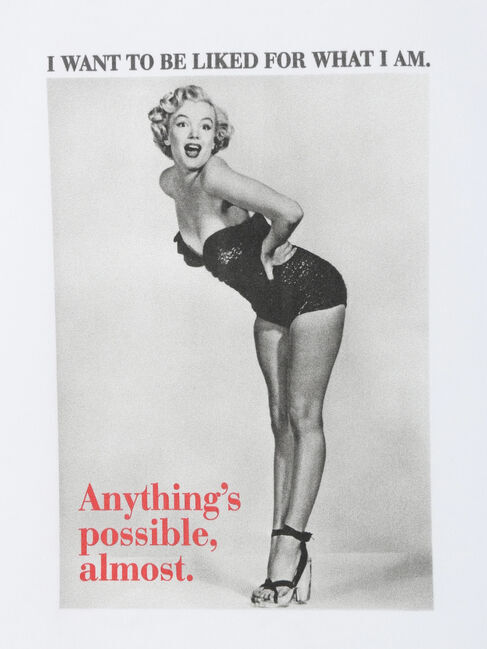 Te chichi「マリリンモンローモノクロフォトTシャツ」|Tシャツ・カットソー|